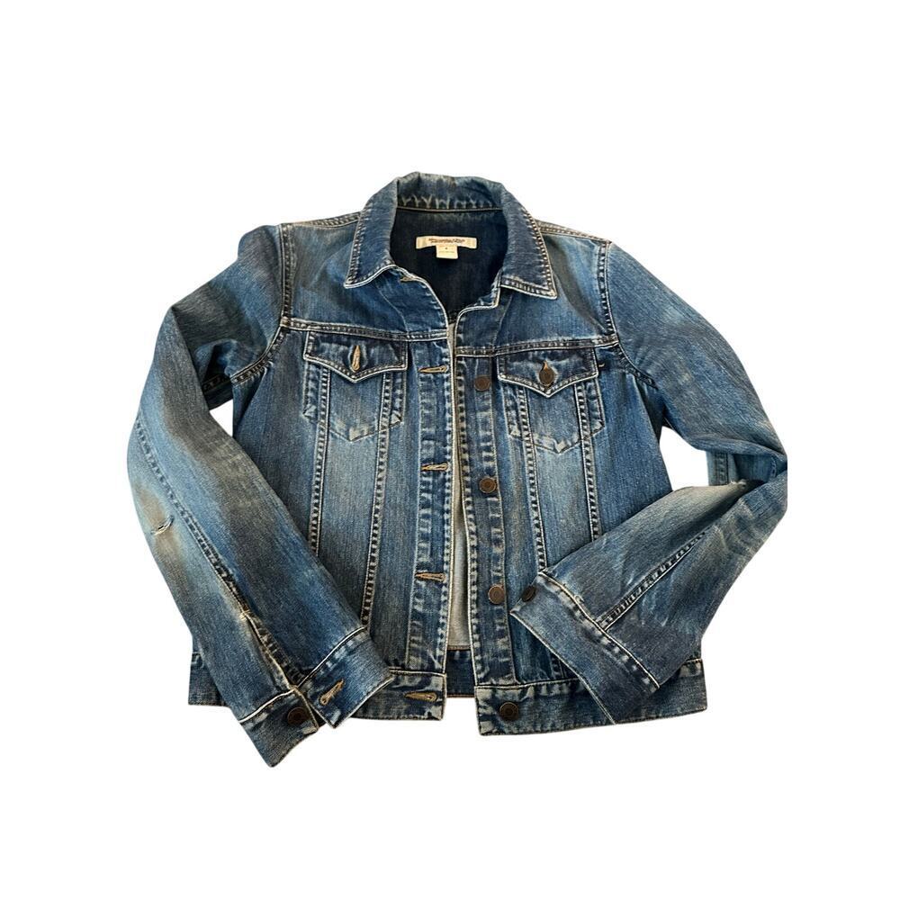 Abercrombie & Fitch Denim Jacket Jeans100% Cotton Blue Size Medium